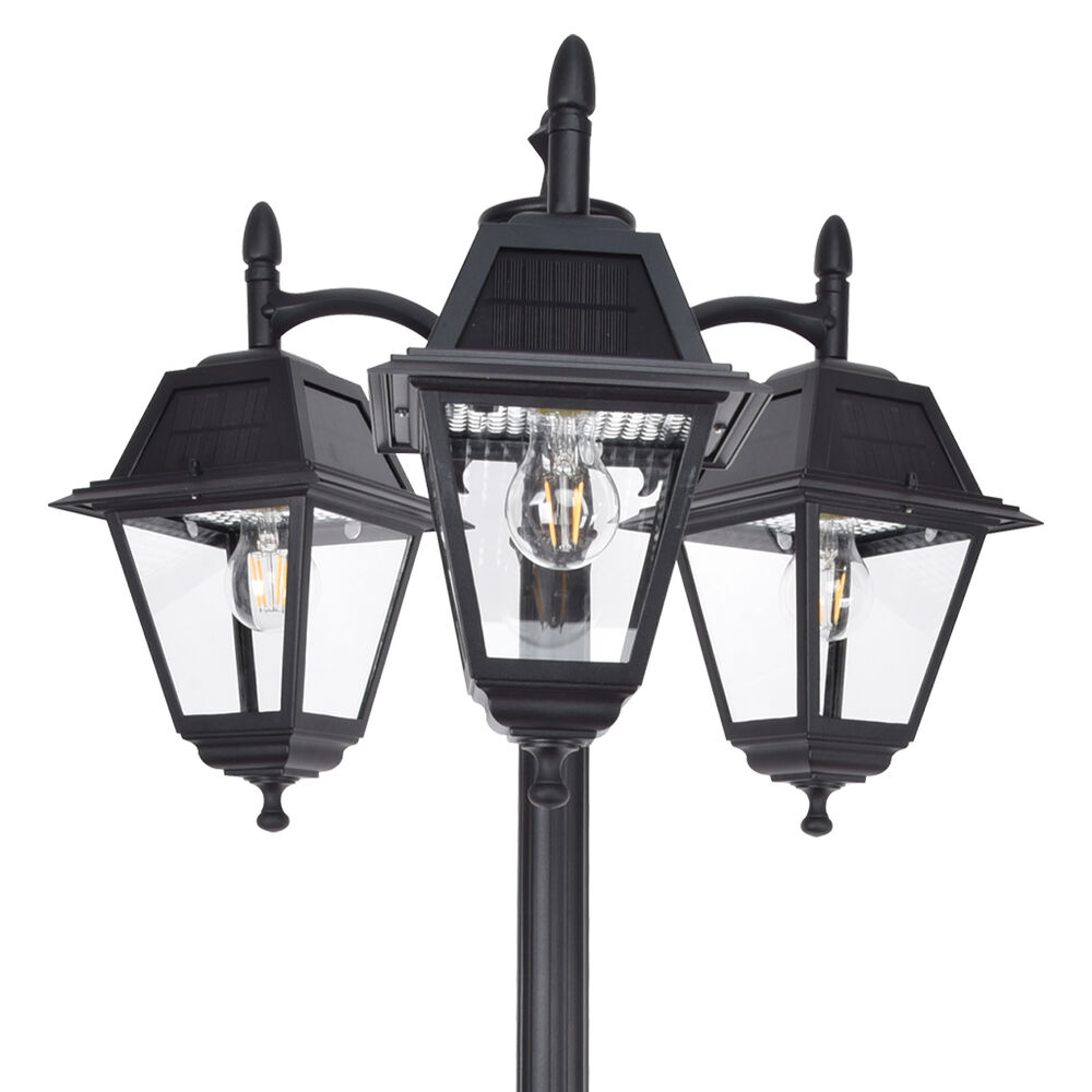 Farol Poste Solar Decorativo image number 1